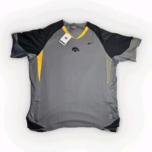 2xl Xxl Iowa Hawkeyes Nike Team Issued Shirt Iowa Baseball V neck Nwt